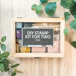 Kit de sellos DIY para dos: Set de regalo de manualidades