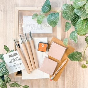 DIY Stamp Making Kit: Craft Gift Set - Etsy