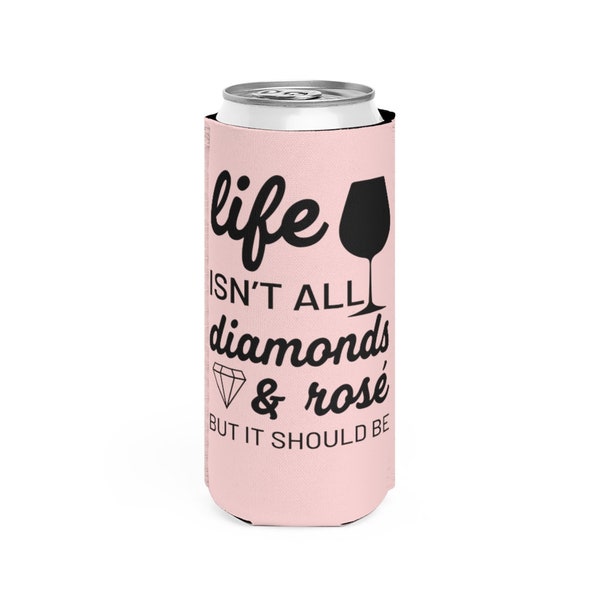 Real Housewives of Beverly Hills Lisa Vanderpump Lise isnt all diamonds and rose, but it should be Slim Can Cooler Sleeve Pink