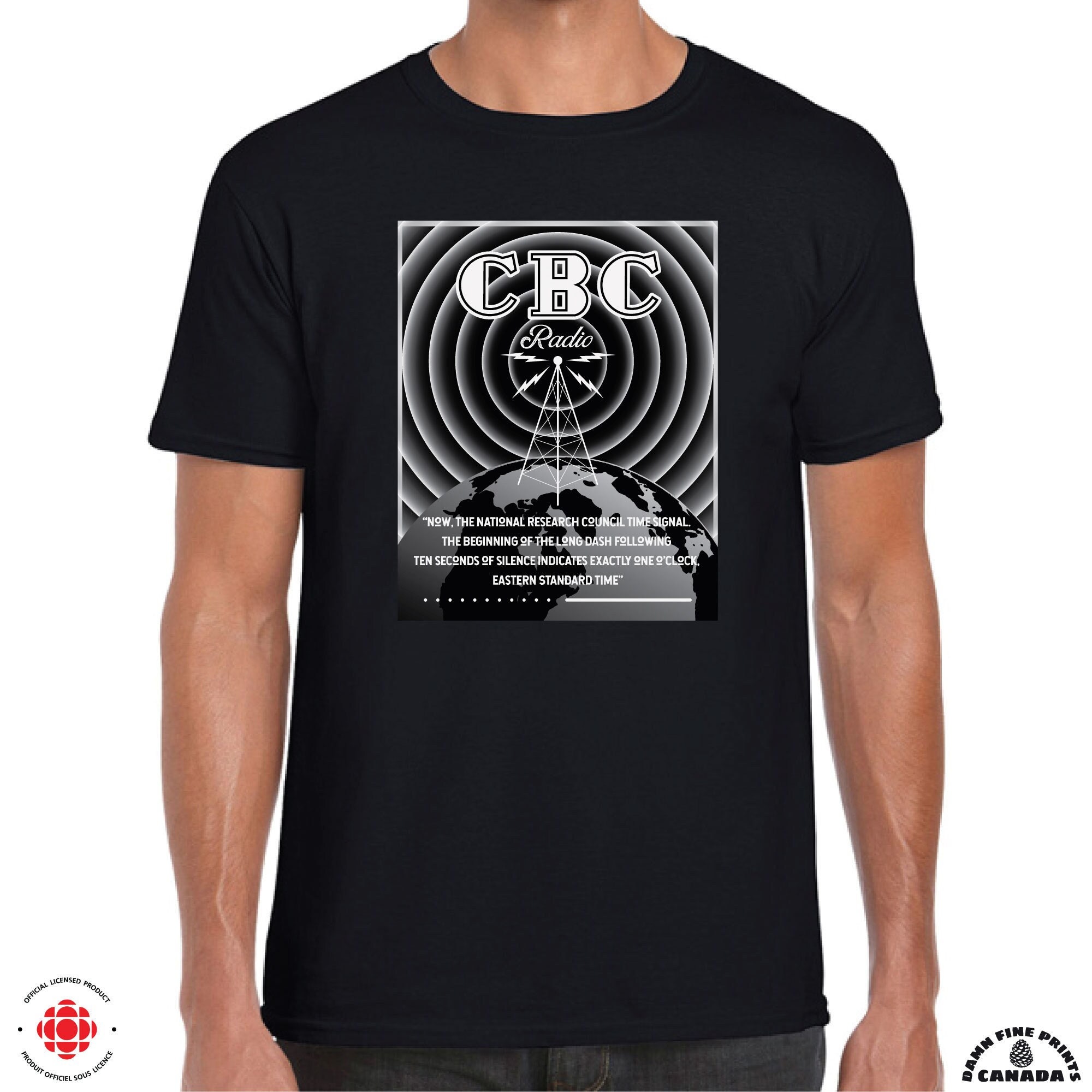 CBC Radio Time Signal T-shirt -  Canada