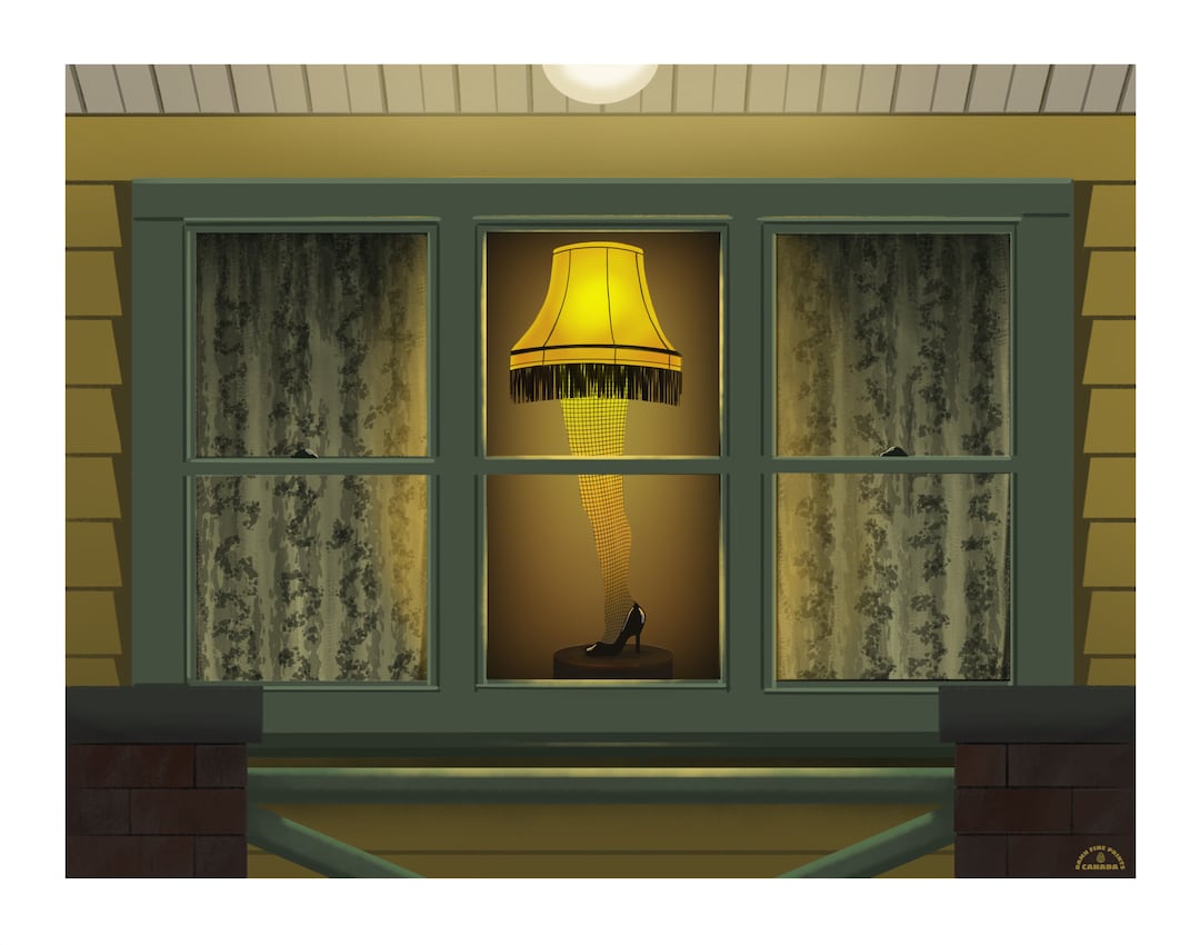 Leg Lamp Print A Christmas Story - Etsy