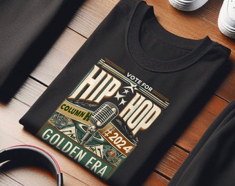 Vote for HipHop 2024 Shirt by Drez, voting shirt, political gift, politics garments, voting products , 2024 voting gifts, 2024 vote