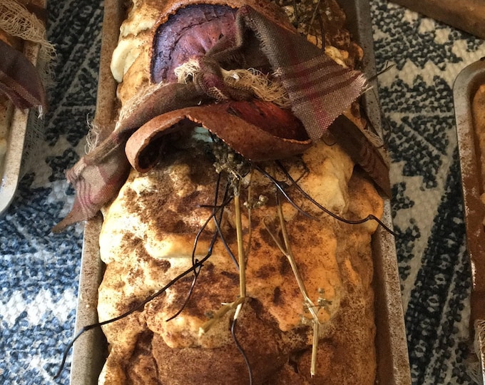 Primitive Faux FakeBreads with Spray & Pies, country, kitchen, farmhouse decor, primitives, apple, home decor, handmade,summer, bakery,
