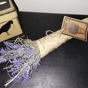 Faux Lavender Bundle, Lavender, Essential Oil, shelf decor, tier decor, floral, flowers, garden, farmhouse, primitive, spring, summer