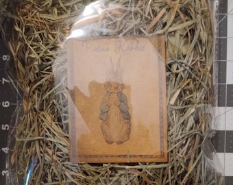 Petter rabbit, primitives, spring, Easter basket, eggs, farmhouse, bakery, easter, bunny, prairie grass, bowl filler, easter grass, hay,