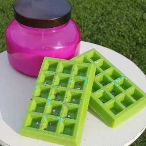 Strong scented wax melts, waffle wax, the beauty bar soap co, handmade, tarts, candles, strong scents, valentine&#39;s day, home scents,wax melt