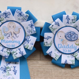 Finding Nemo Baby Shower, Nemo and Dory Maternity Sash, Mommy to Be Pin  Ribbon, Daddy to Be, Baby Shower Gift, Custom 