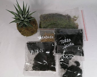 CASA delle Bambole Borsa di muschio di torba miniatura scala 1:12 accessorio da giardino per