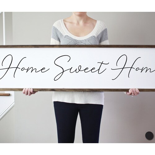 There's No Place Like Home Sign Home Wall Decor Wood Etsy