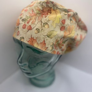 Fall Tree Leaves Women’s Scrub Cap