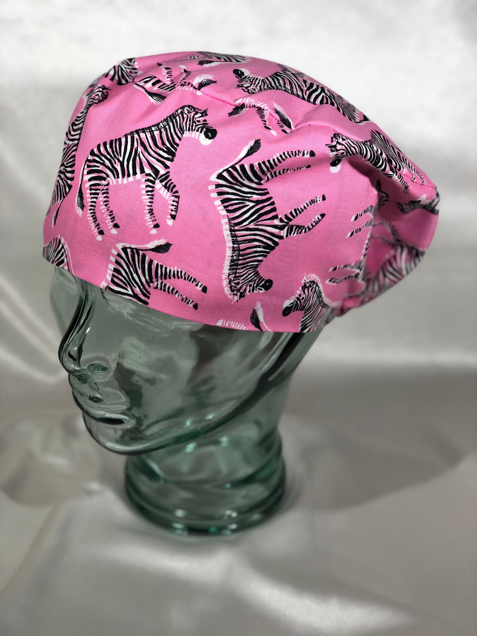 Zebra Womens Scrub Cap Etsy