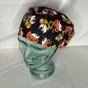 BOO with Ghosts Women’s Scrub Cap