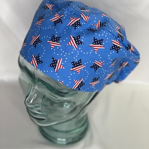 Stars and Strips Women’s Scrub Cap