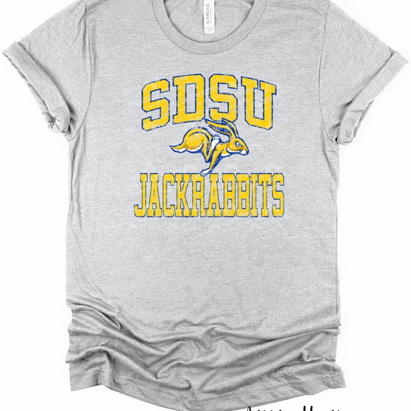 Custom South Dakota design, South Dakota jackrabbits design, distressed jack rabbits, SDSU Jackrabbits png, jackrabbits png, SDSU png design