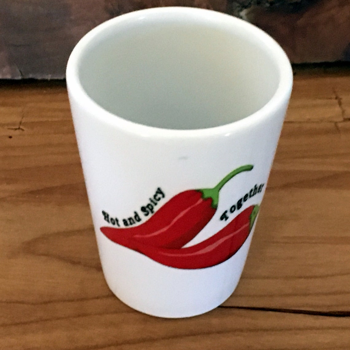 Chili Peppers Shot Glasses 1.5 oz Set of 2 Hot and Etsy