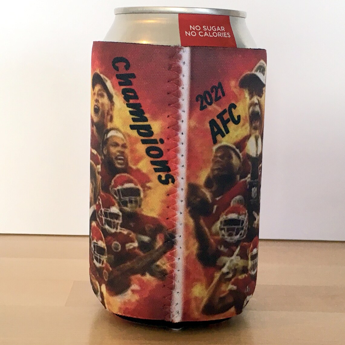 Kansas City Chiefs 2021 Champions AFC Koozie Can Cooler Set | Etsy