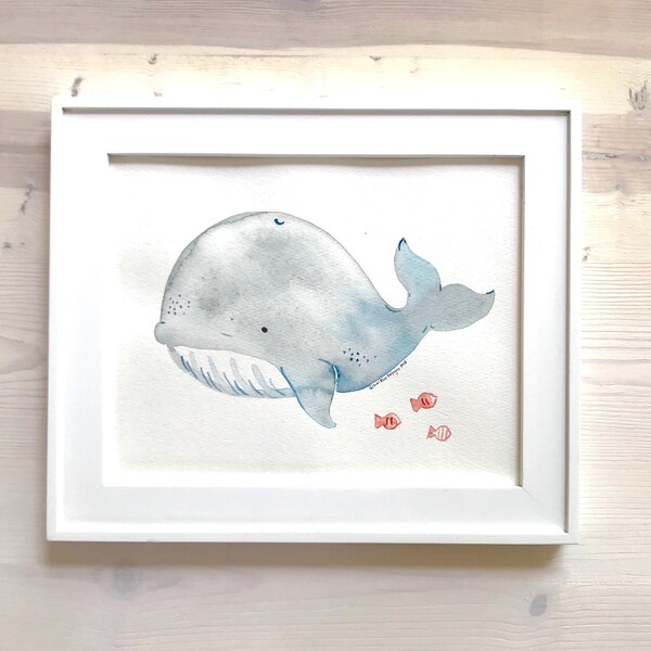 Whale Bathroom Etsy