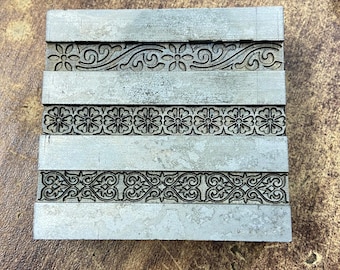 Floral Pattern Wire Die: 8mm Jewelry Making Tool