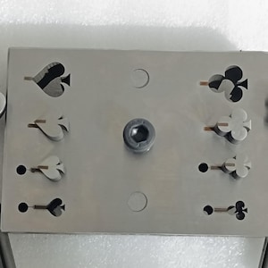 Taglierina per dischi / Disco per carte da gioco / Forma a cuore / Stampo per gioielli / Utensili per gioielli / Dapping / Fabbro / Doming / Artigiani /