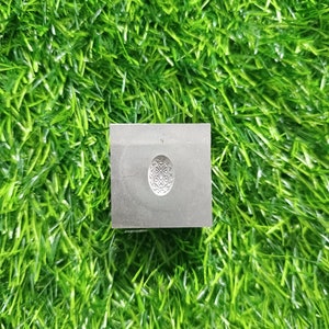 15mm Steel Flower Impression Die: Jewelry Making Tool