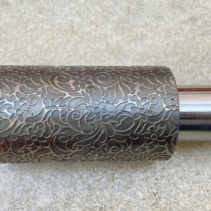 Floral Pattern Rolling Mill for Economy Mill: Jewelry Texture Tool