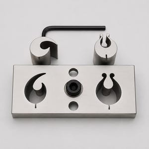 Disque de coupe pour bijoux en métal | Matrice de formage, poinçons 20-43 mm