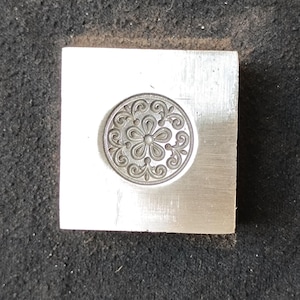 Floral Jewelry Die: Metal Stamping Tool (20mm)