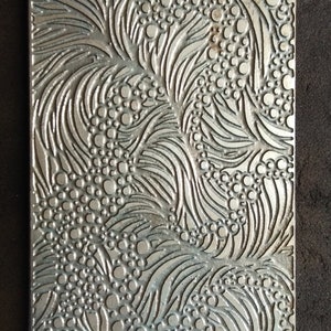 Floral Texture Plate for Rolling Mill & Hydraulic Press - Steel