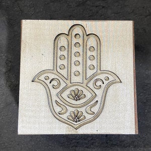 Steel Hamsa Die: Handmade Jewelry Design (45mm)