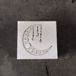 Moon | Jewelry Die | Jewelry Making Tool | Metal Die for Jewelry | Jewelry Accessories | Metal Stamping Die | Jewelry Mold |Metalworking Die