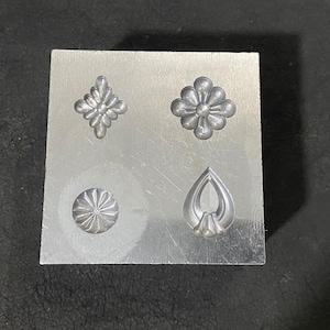 Flower shot Plate | Flower Plate | Impression Dies | Customized | Jewelry die | Charm Die | Jewelry making tool| Metal Die| Silversmith
