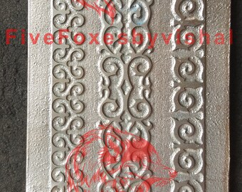Placa texturizada de acero / Laminador para fabricación de joyas, herramienta de prensa hidráulica