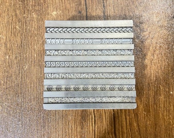 7 Design in einem Würfel | Würfel | Würfel Ohrringe | Schmuckwürfel | Charm Würfel | Schmuckwerkzeug | Metall Dies | Silberschmiedewerkzeug | Silber Schmuck