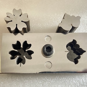 Flower Disc Cutter: Metal Jewelry Die - 30-50mm