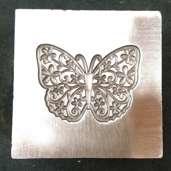 Schmetterling ABDRUCK STÜRZE # GRÖSSE 30MM Dies ist eine Druckvorlage Individuelle Abdruckwürfel | Schmuckwürfel | Charm Würfel | Schmuckwerkzeug | Metall Würfel