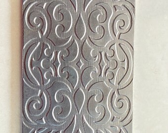 Placa texturizada de acero / Fabricación de joyas, laminadora y prensa hidráulica