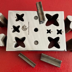 Flower Disc cutter | 8 to 26 mm | Disc Cutter | Jewelry Die | Metal Cutting Die | Flower Stamping Blanks | Floral | Rose | Silversmith Tool