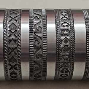 R-006  | Wire Economy Rolling mill Roll | Bangle Wire Roll | Copper Sheet | Brass | Aluminum | Silver Jewelry | New Pattern | Silver | Gold