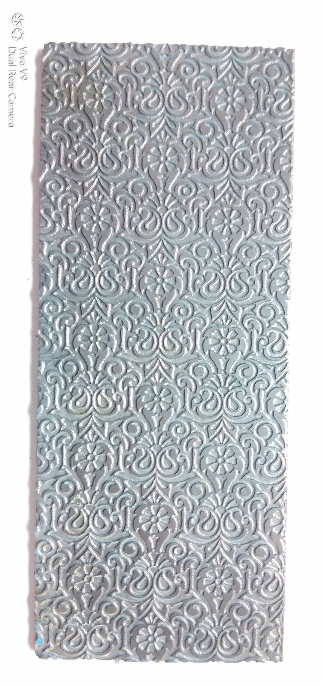 Floral Texture Plate for Rolling Mill: Steel Jewelry Pattern (2.5x6 ...