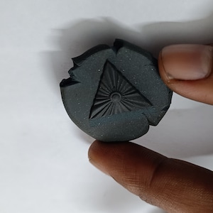 Steel Impression Die: Triangle Design, Jewelry Making (20mm)