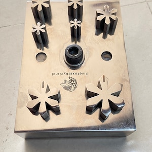 Juego de cortadores de discos de flores: troquel de joyería de metal de 8-24 mm