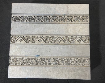 8mm Pattern Wire Die: Jewelry Making Tool, Silversmithing