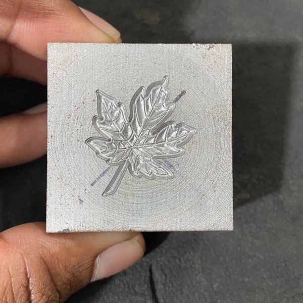 Leaf Die | Impression die | Ear die | Earring - Pendant - locket | Jewelry Die | Impression Dies | Jewelry die | Charm Die | Jewelry tools |