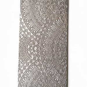 Steel Texture Plate for Jewelry Making – Metal Embossing Tool for Silver, Copper, Brass