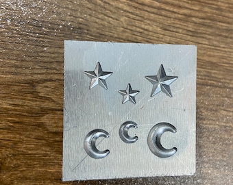 Multiple shot vintage | Short Plate | Impression Dies | Star Shot Die | Jewelry die | Charm Die | Jewelry making tool|Metal Die| Silversmith
