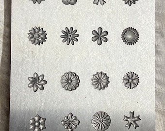 Multiple shot vintage | Short Plate | Impression Dies | Customized | Jewelry die | Charm Die | Jewelry making tool| Metal Die| Silversmith