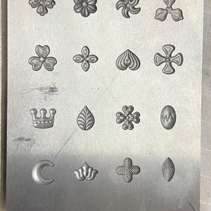 Multiple shot vintage | Short Plate | Impression Dies | Customized | Jewelry die | Charm Die | Jewelry making tool| Metal Die| Silversmith