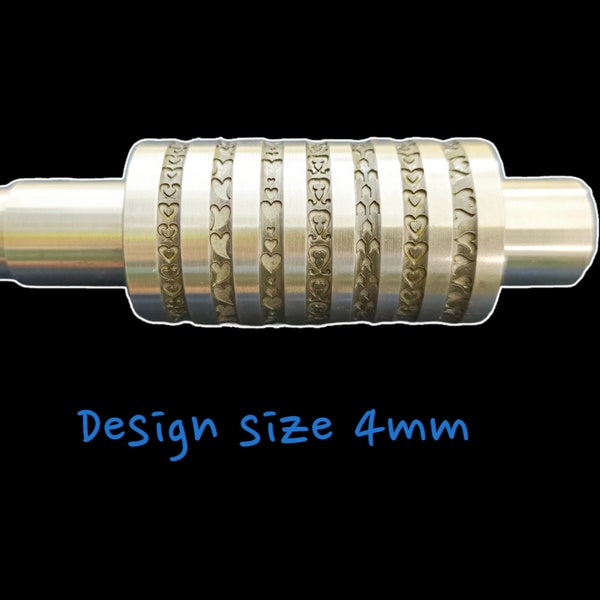Draadwalsrol: 76 mm x 43 mm, patroonontwerp van 4 mm