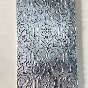 Walzwerk Texturplatte | Schmuckwerkzeug | Antike Schmuckwerkzeuge, Antike Werkzeuge, Antique dies, Goldschmiedewerkzeuge,