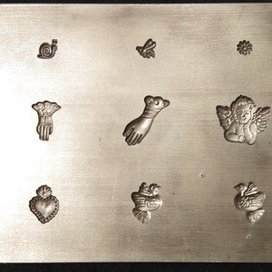 Multiple shot vintage | Short Plate | Impression Dies | Customized | Jewelry die | Charm Die | Jewelry making tool| Metal Die| Silversmith